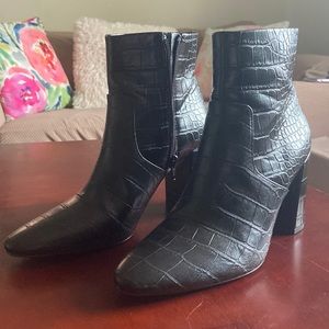 mango croc boots